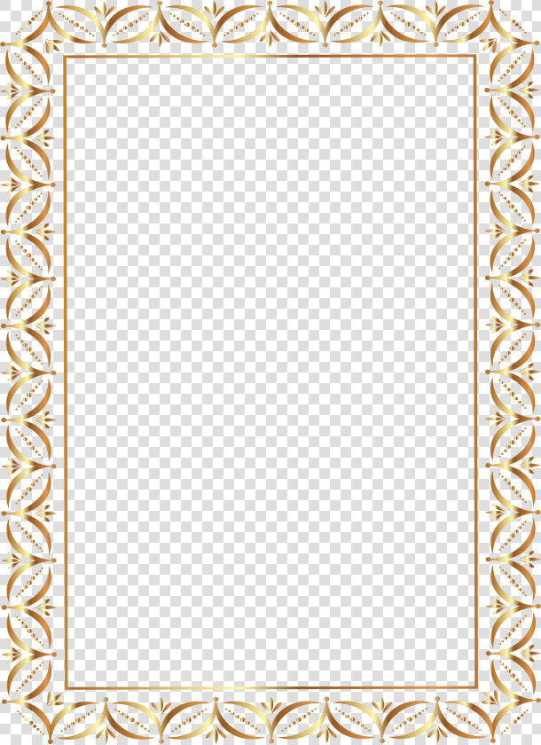 Gold Border Frame Transparent Png Clip Art Image Png   Transparent Border Frame  Png DownloadTransparent PNG