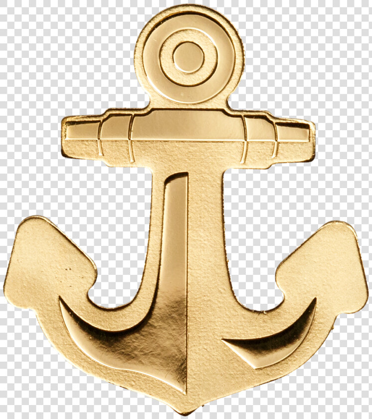 Palau   2019   1 Dollar   Golden Anchor Small Gold   Golden Anchor  HD Png DownloadTransparent PNG