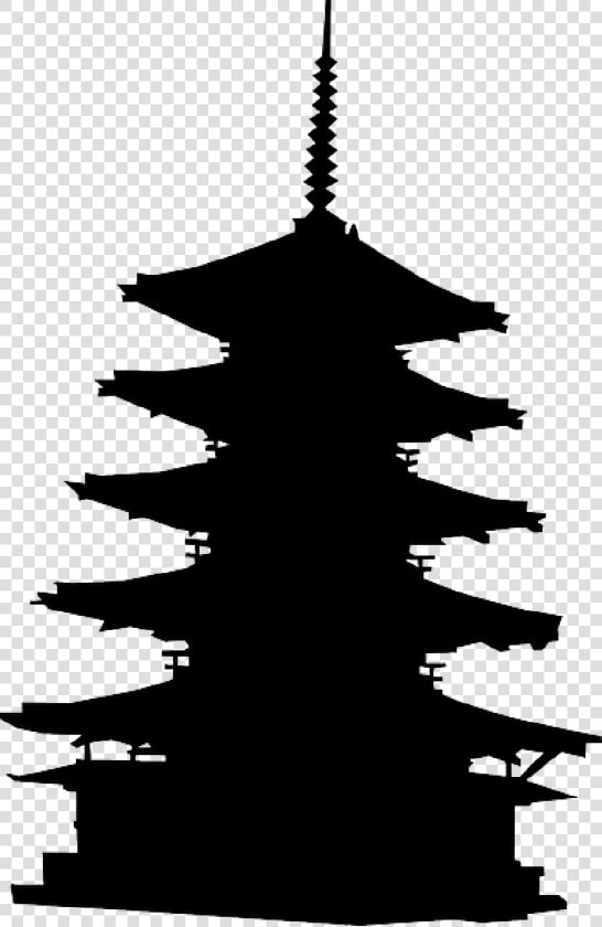 Pagoda  Building  Japan  Oriental  Religion  Silhouette  HD Png DownloadTransparent PNG