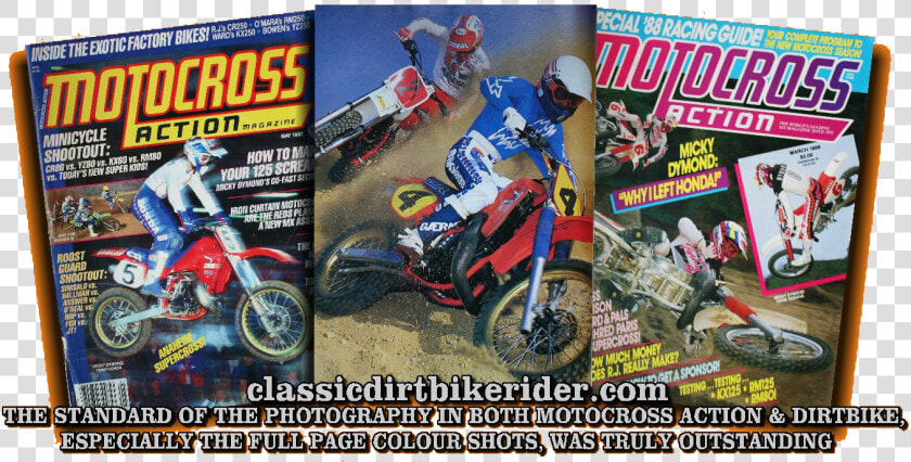 Dirtbike Motocross Action Magazine 1970s 1980s Bike   Off road Racing  HD Png DownloadTransparent PNG