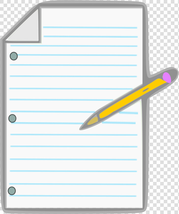 Picture Free Download Big Image Png   Pencil And Paper Png  Transparent PngTransparent PNG