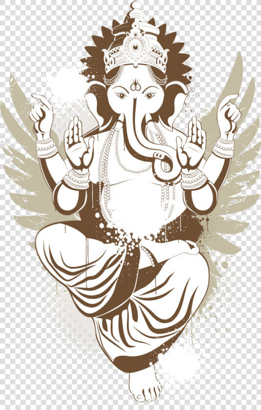 Shiva Ganesha Tattoo Deity   Lord Ganesha Vector Png  Transparent PngTransparent PNG