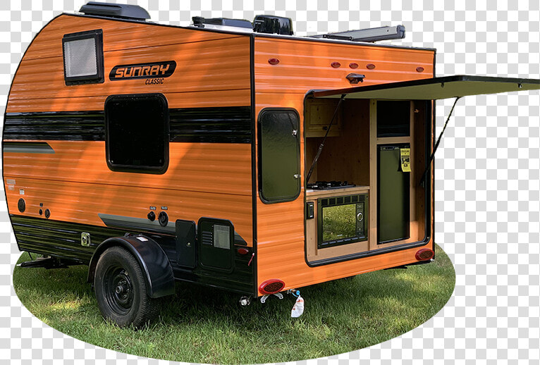 Sunray 129 Orange   Travel Trailer  HD Png DownloadTransparent PNG