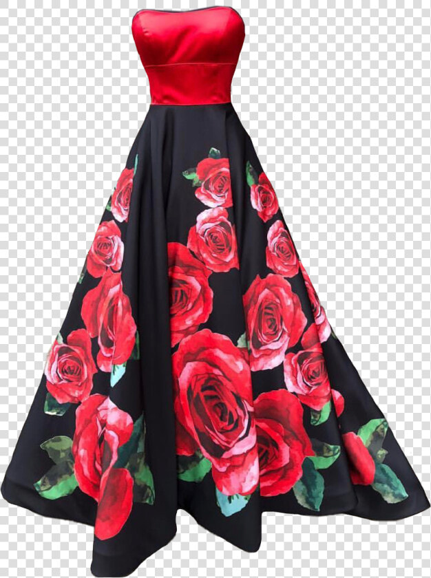  prom  dress  red  rose  black  roses  promdress  dance   Floribunda  HD Png DownloadTransparent PNG