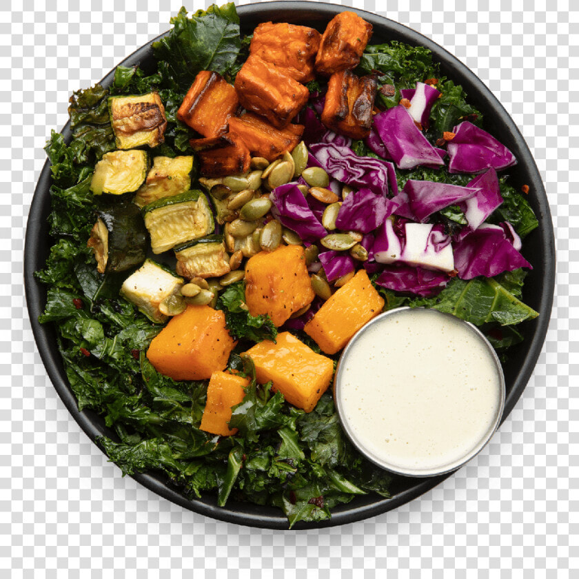 Roasted Veggies With Cucumber Tahini   Fattoush  HD Png DownloadTransparent PNG