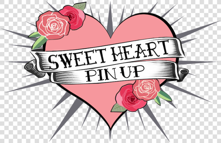 Sweet Heart Pin Up   Pin Up Heart  HD Png DownloadTransparent PNG