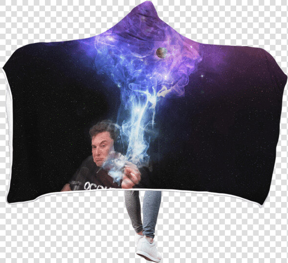 3d Elon Musk Smoking Out Space Full print Hooded Blanket   Elon Musk Wallpaper Phone  HD Png DownloadTransparent PNG