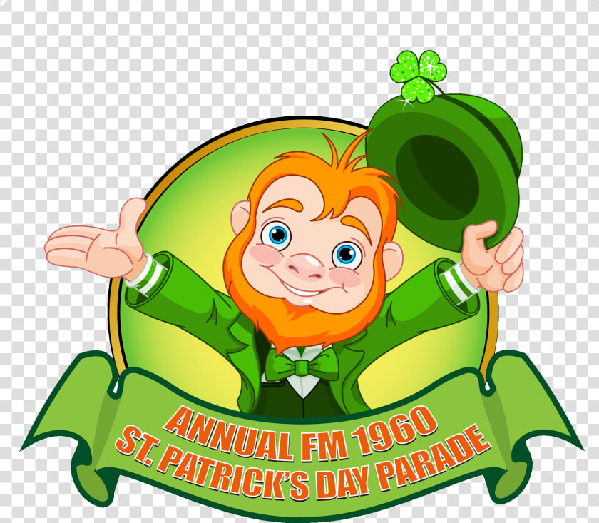 1960 Parade Makes Top Ten List   Leprechaun Pot Of Gold Cute  HD Png DownloadTransparent PNG