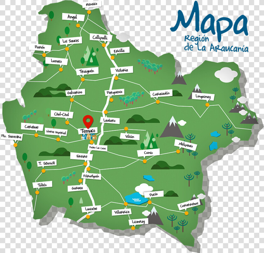 Mapa Perquenco   Galvarino Mapa  HD Png DownloadTransparent PNG