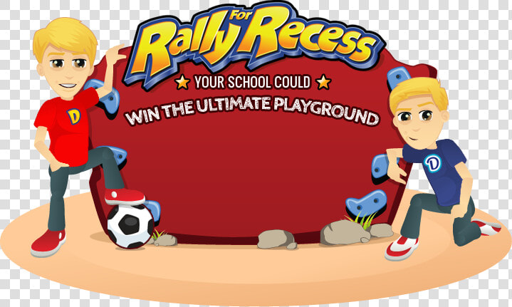 Rally For Recess  Danimals  Win New Playground For   Cartoon  HD Png DownloadTransparent PNG