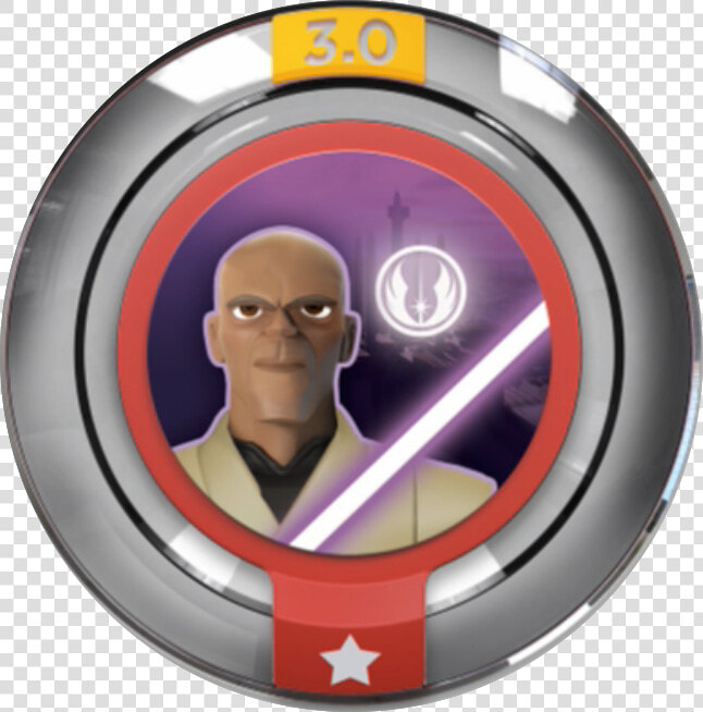 Galactic Team Up Mace Windu Star Wars Power Discs   Disney Infinity Star Wars Power Discs  HD Png DownloadTransparent PNG