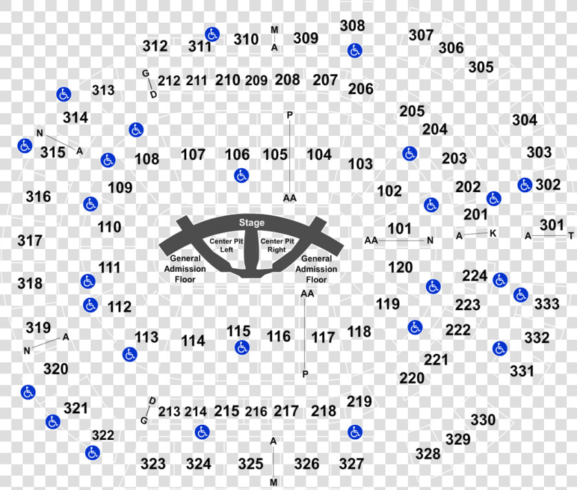 Bridgestone Arena Seating Chart 304 Q  HD Png DownloadTransparent PNG