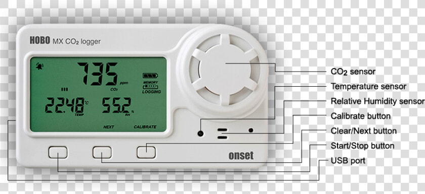 Hobo Mx1102 Co2 Logger  HD Png DownloadTransparent PNG