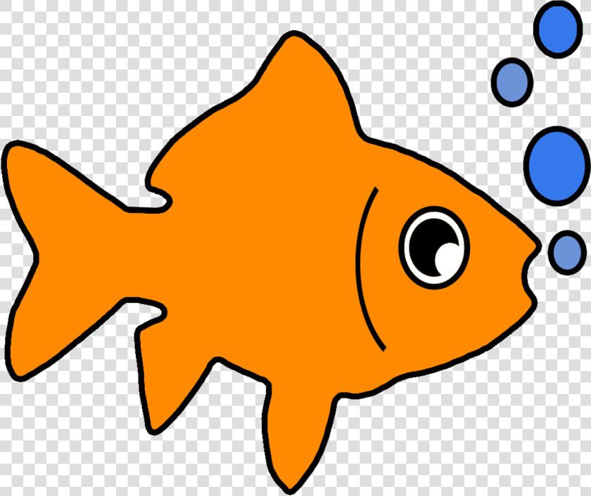 Gold Fish Clipart Fish Pond   Clip Art Orange Fish  HD Png DownloadTransparent PNG