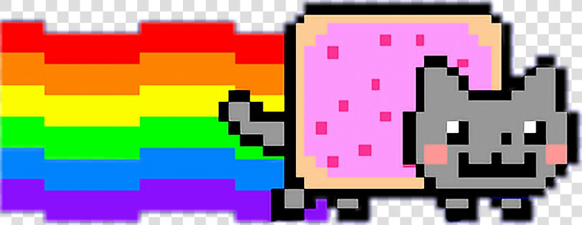 Poptart Clip Art   Nyan Cat Transparent Background  HD Png DownloadTransparent PNG