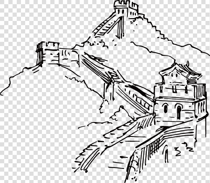 Great Wall Of China Illustration  HD Png DownloadTransparent PNG