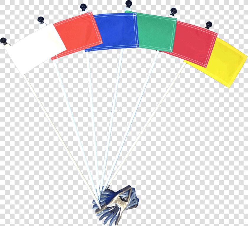 Golf Cart Flag   Parachuting  HD Png DownloadTransparent PNG