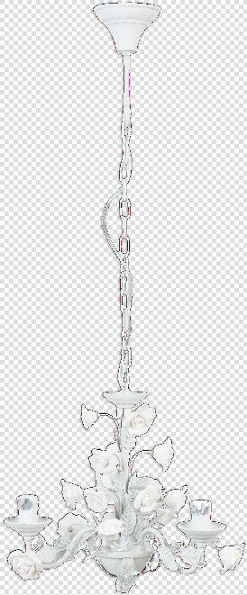 Rose Detailed Scrolled Hanging Chandelier   Chandelier  HD Png DownloadTransparent PNG