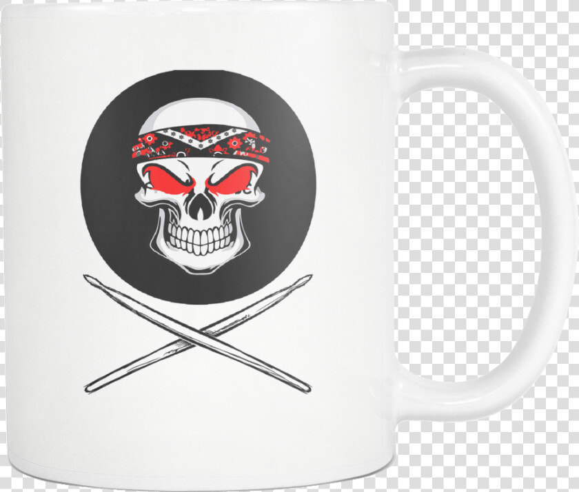 Skull And Drumsticks   Beer Stein  HD Png DownloadTransparent PNG