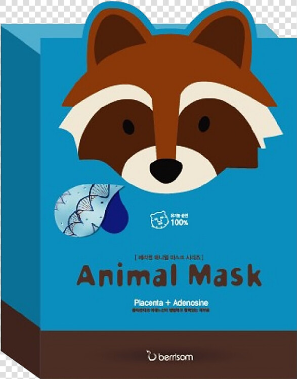 Animal Mask Pack   Placenta Face Mask Racoon  HD Png DownloadTransparent PNG