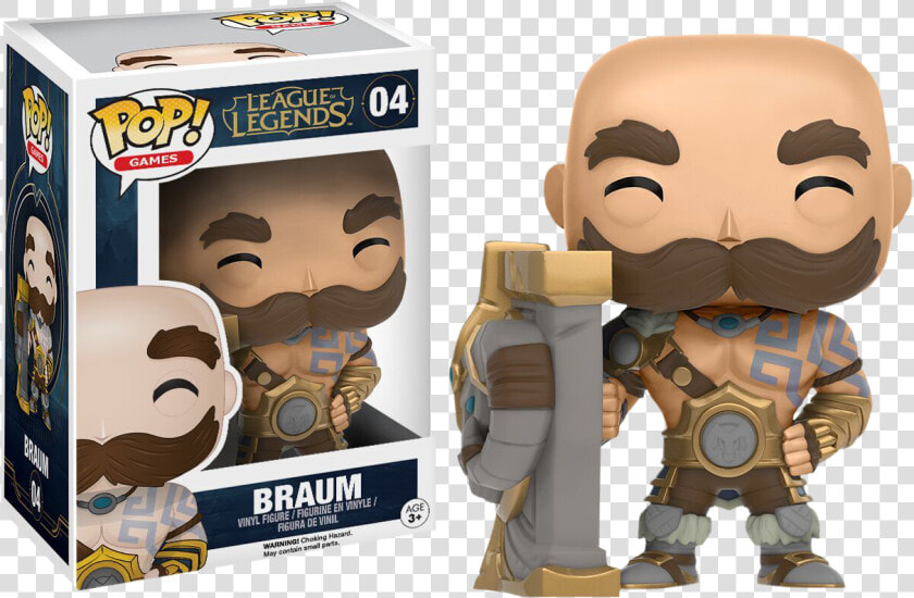 Funko Pop League Of Legends Braum  HD Png DownloadTransparent PNG