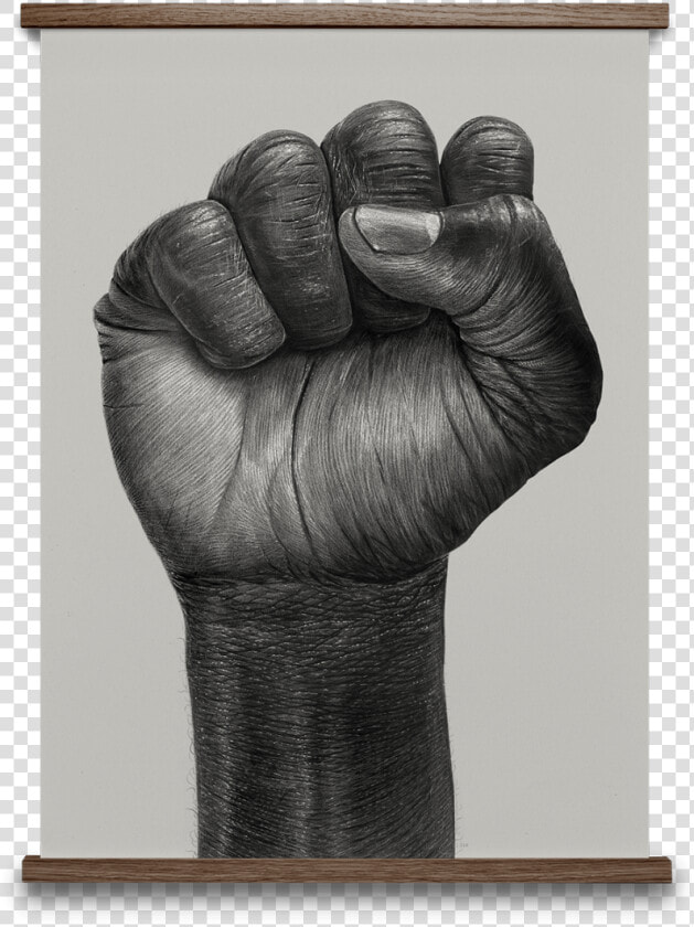 Realistic Clenched Fist Drawing  HD Png DownloadTransparent PNG