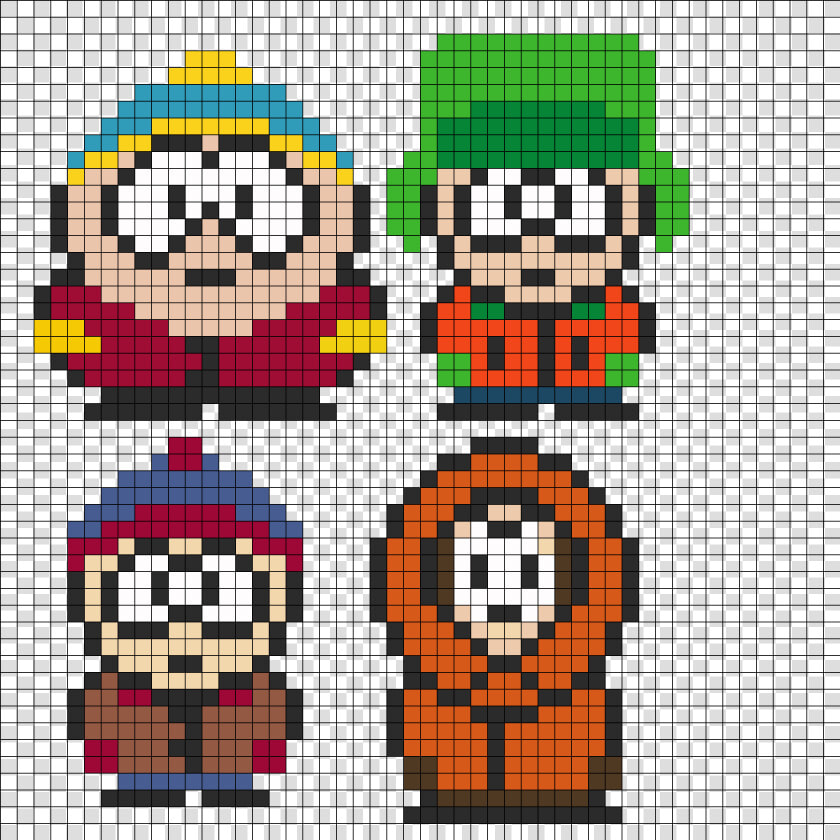 South Park Perler Bead Pattern   Bead Sprite   South Park  HD Png DownloadTransparent PNG