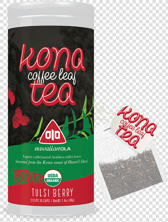 Kona Coffee Leaf Tulsi Berry Tea Bags  HD Png DownloadTransparent PNG