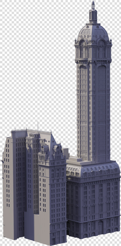 When I First Started To Model The Singer Building    Destroyed Building Png  Transparent PngTransparent PNG