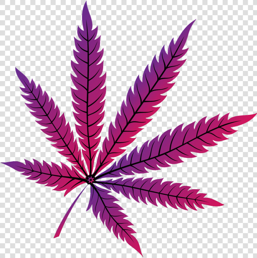 Weed Leaf Png Trippy Images Of Tumblr Rock   Drawing Marijuana Leaf  Transparent PngTransparent PNG