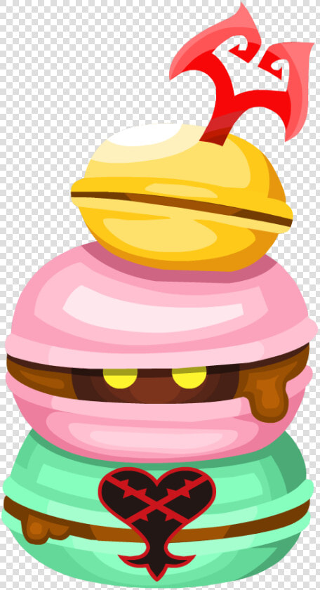 Bitter Macaron Khx   Kingdom Hearts Macarons  HD Png DownloadTransparent PNG