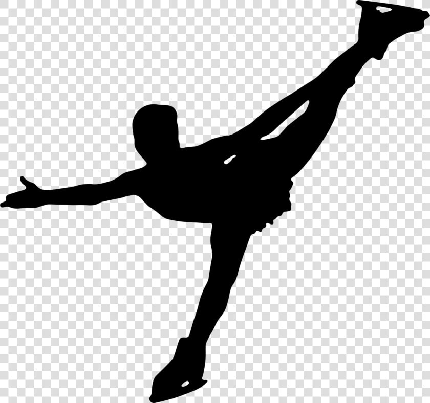 Ice Skater  Figure Skater  Woman Skater  Girl Skater   Figure Skater Silhouette Transparent  HD Png DownloadTransparent PNG