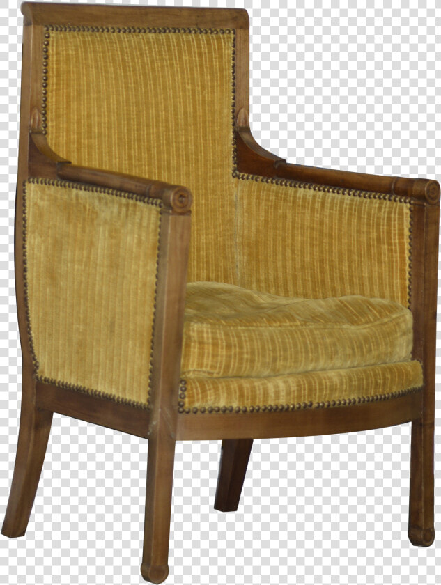 Pair Of Empire Mahogany Armchairs In The Manner Of   Club Chair  HD Png DownloadTransparent PNG