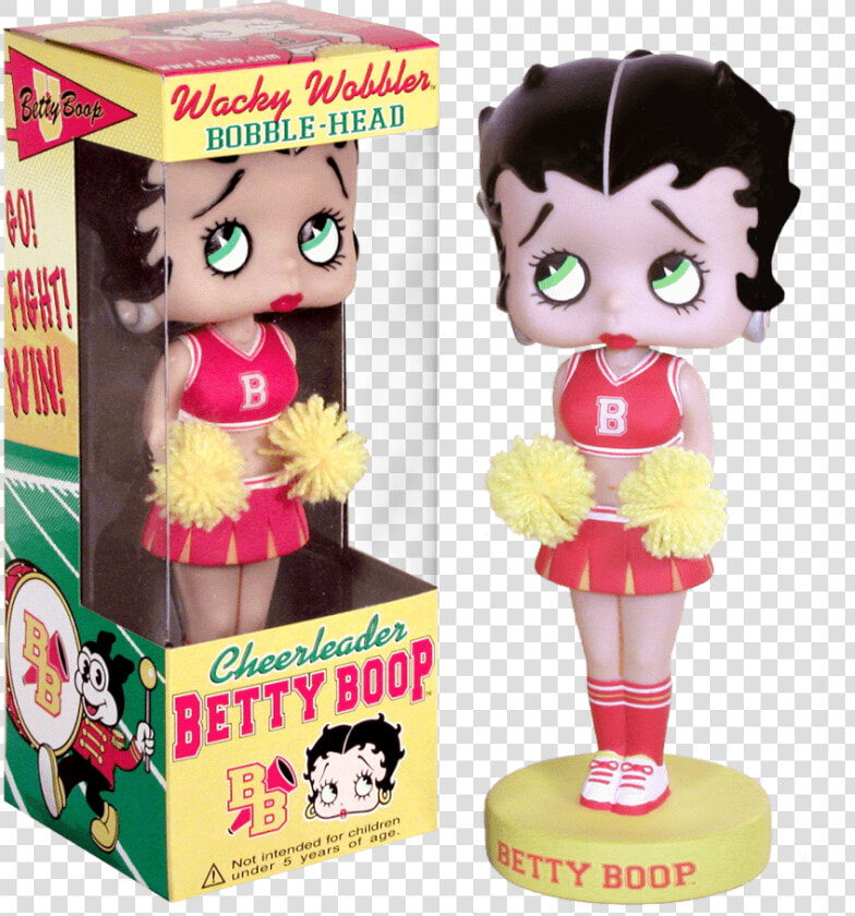 Funko Wacky Wobbler Betty Boop Cheerleader  HD Png DownloadTransparent PNG