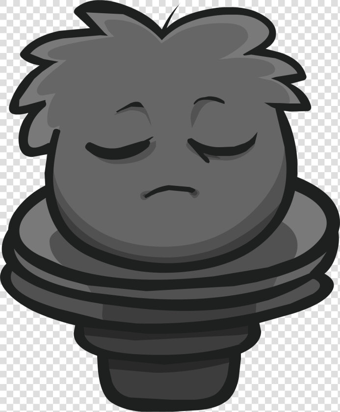 Perched Puffle Statue Sprite   Puffle Statue Furniture Club Penguin  HD Png DownloadTransparent PNG