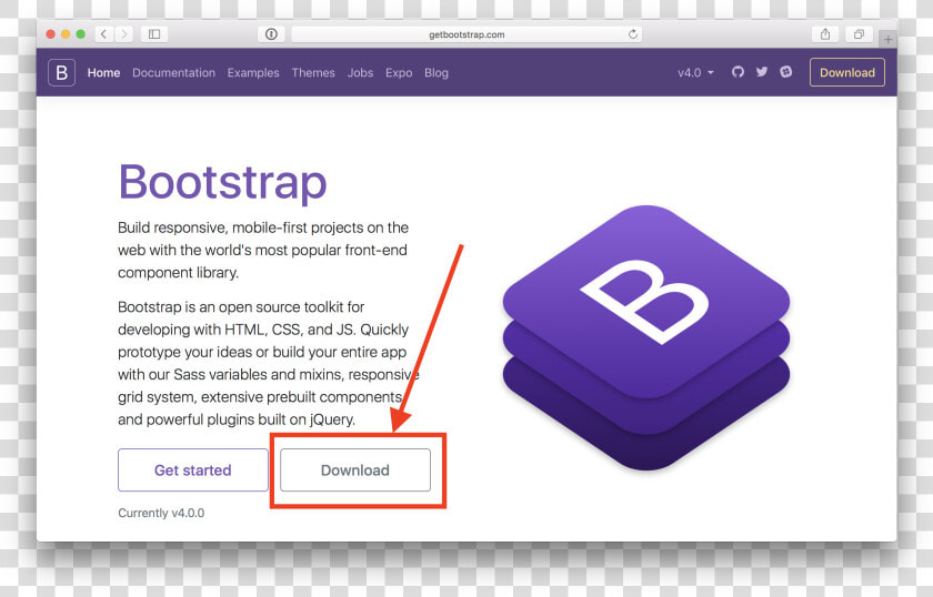 Download Bootstrap Page   Bootstrap 4  HD Png DownloadTransparent PNG