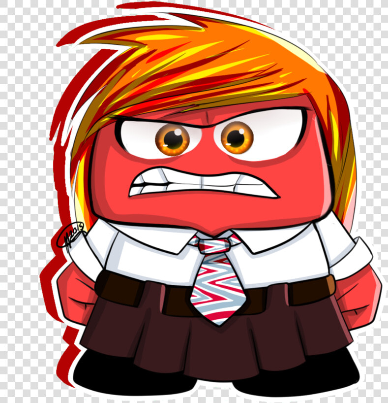 Inside Out Genderbend Anger  HD Png DownloadTransparent PNG