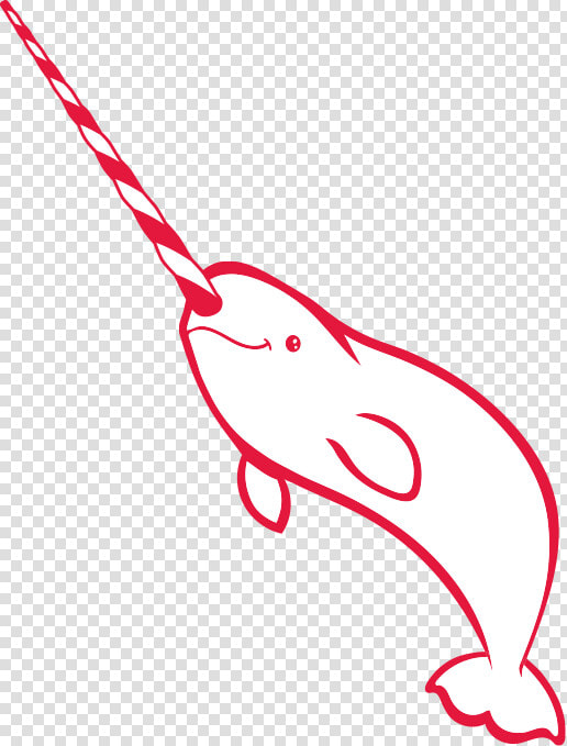 Peppermint Narwhal   Narwhal Creative  HD Png DownloadTransparent PNG