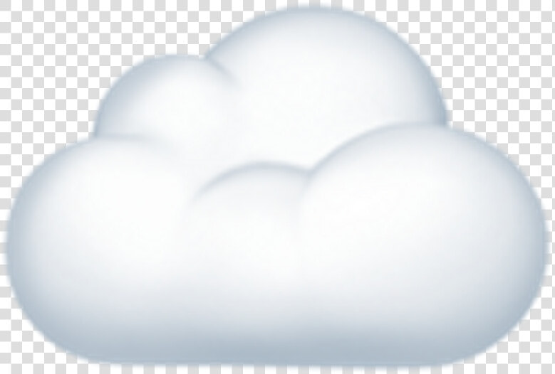 Cloud Emoji Png   Iphone Cloud Emoji Transparent  Png DownloadTransparent PNG