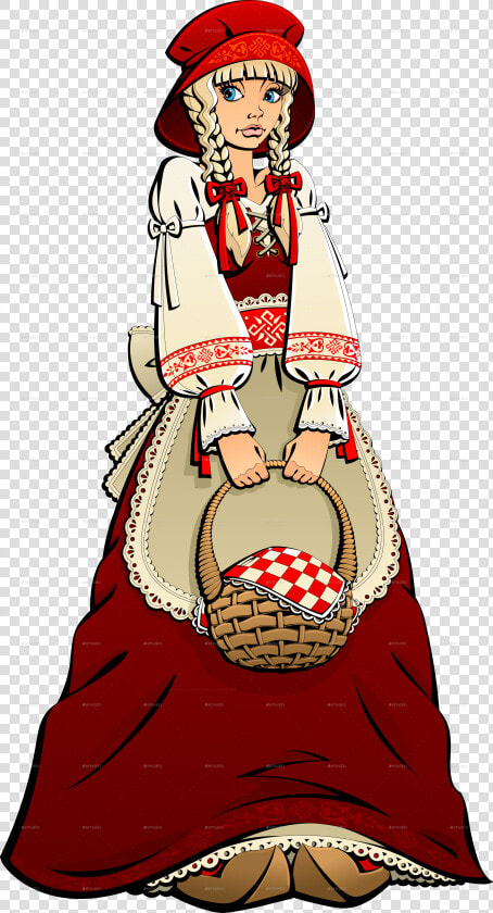 Fairy Tale Characters Little Red Riding Hood  HD Png DownloadTransparent PNG