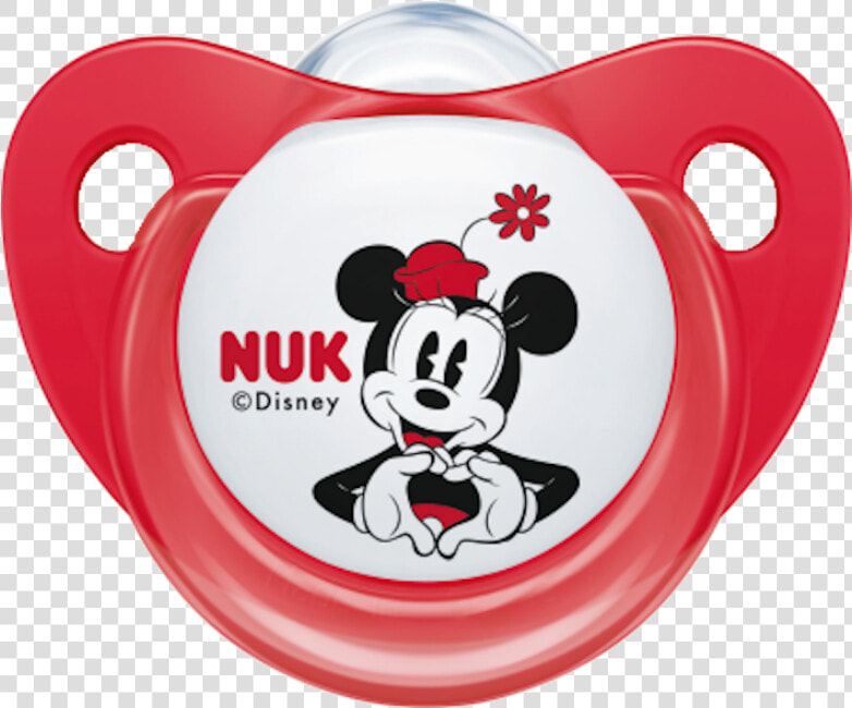 Nuk Disney Mickey Minnie Pacifier Soother 0 6 Months   Nuk Minnie Mouse Dummy  HD Png DownloadTransparent PNG