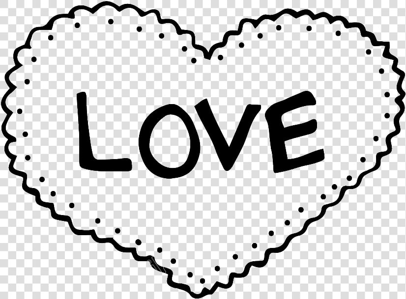 Love Vector Hand Drawn   Circle With Scalloped Edge  HD Png DownloadTransparent PNG