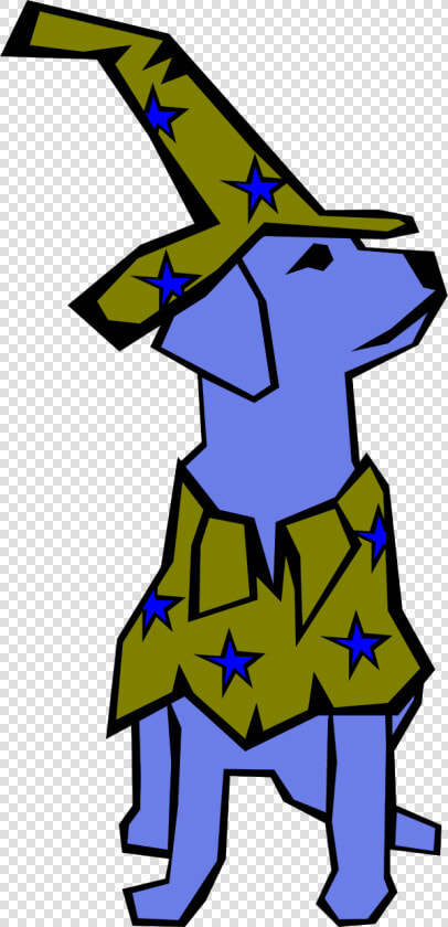 Dog Sitting Wearing Tall Hat   Drawings Animal Straight Lines  HD Png DownloadTransparent PNG