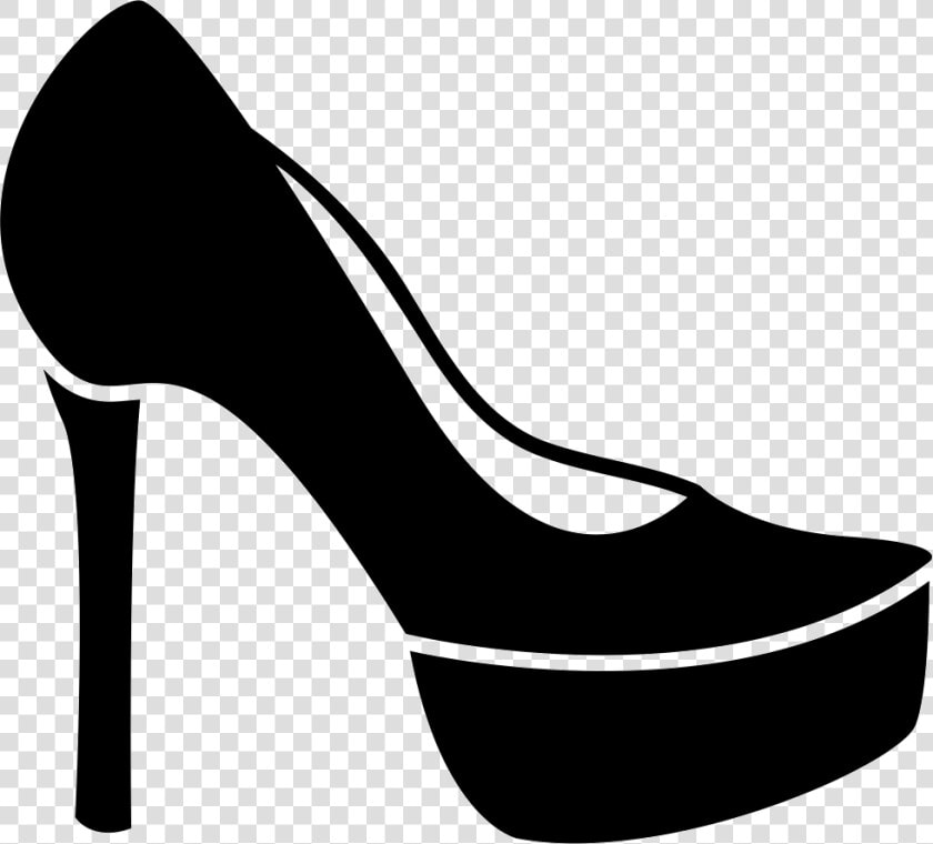 Platform High Heels   High Heel Svg  HD Png DownloadTransparent PNG