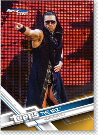 The Miz 2017 Topps Wwe Base Cards Poster Gold Ed   Wwe Oficial Referee Rod Zapata  HD Png DownloadTransparent PNG