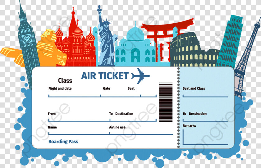 Transparent Plane Ticket Png   Clipart Airplane Ticket  Png DownloadTransparent PNG