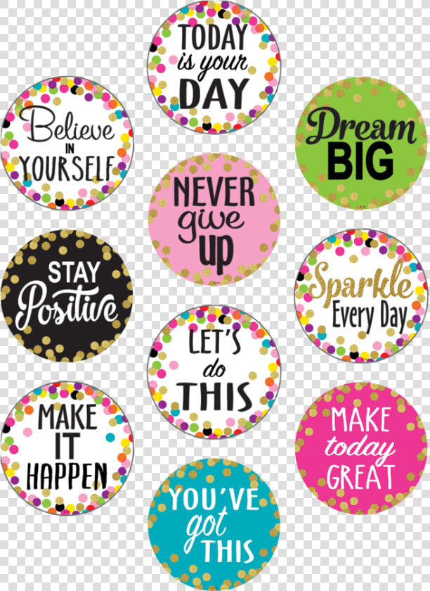 Confetti Positive Sayings  HD Png DownloadTransparent PNG