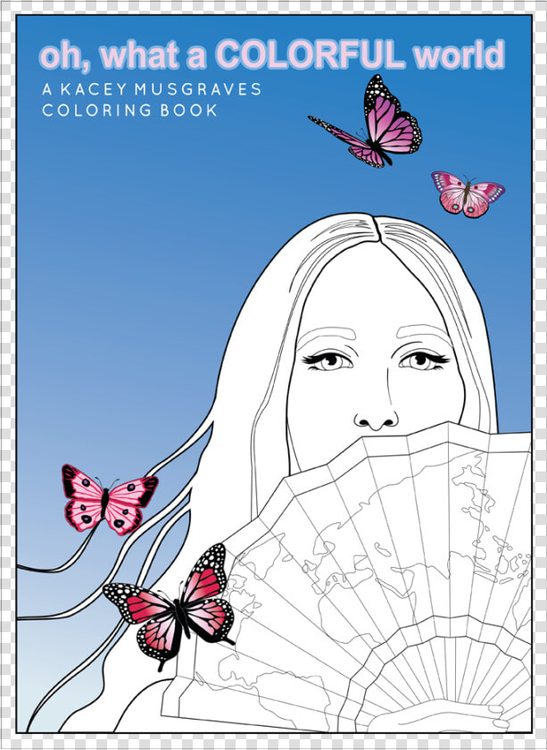 Oh  What A Colorful World Coloring Book   Kacey Musgraves Coloring Book  HD Png DownloadTransparent PNG