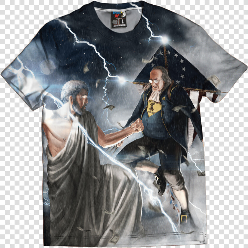 Ben Franklin Vs Zeus  HD Png DownloadTransparent PNG