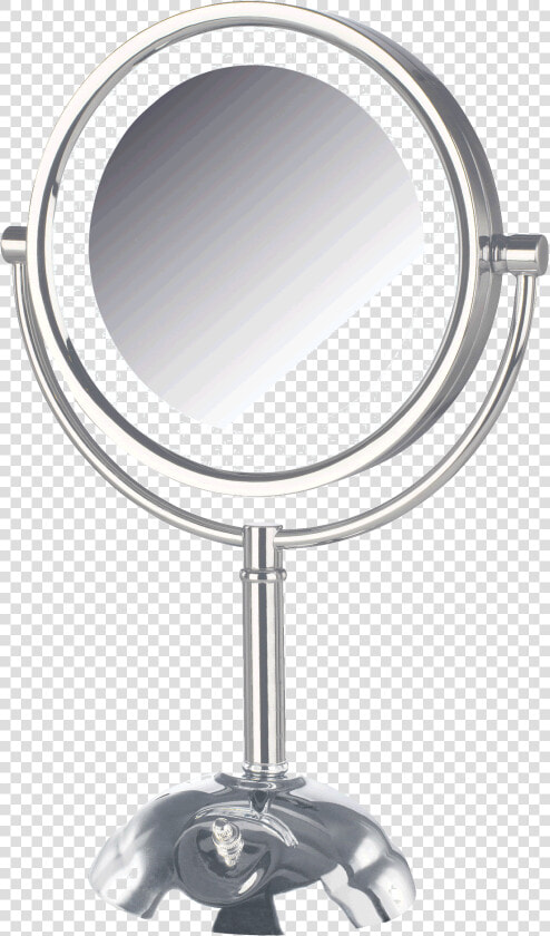 Polished Chrome   Led Lighted Mirror  HD Png DownloadTransparent PNG